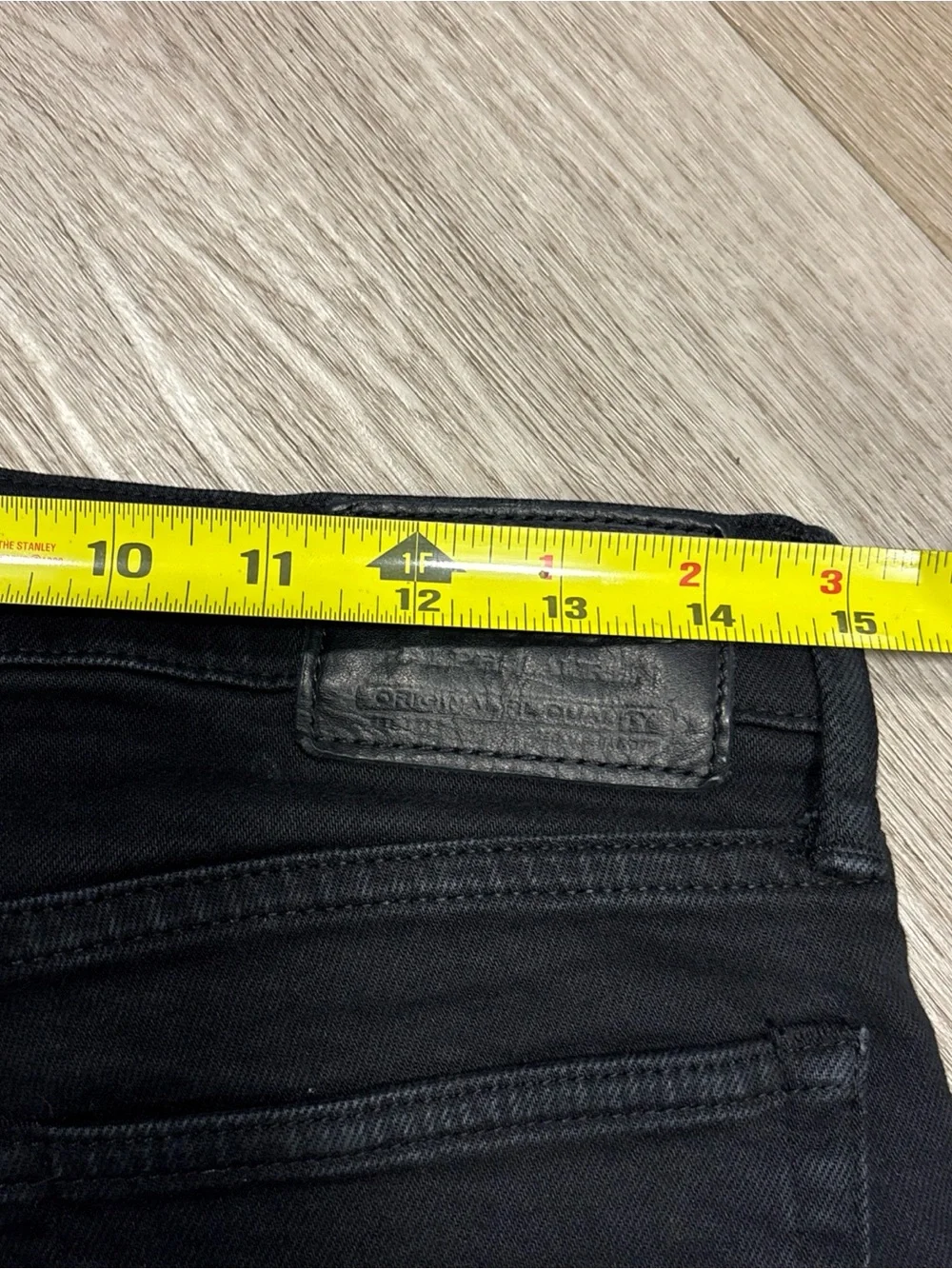Polo Ralph Lauren Men's The Sullivan Slim Black Denim Jeans Size 30x30 Preppy